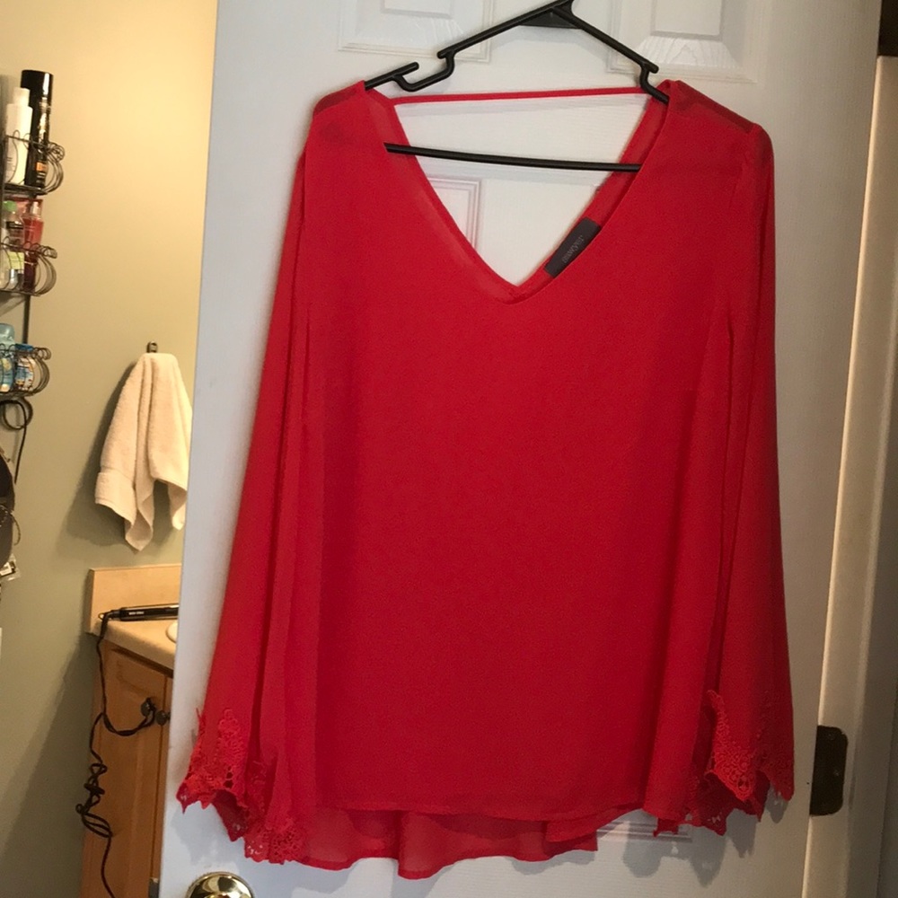 Bell sleeve blouse